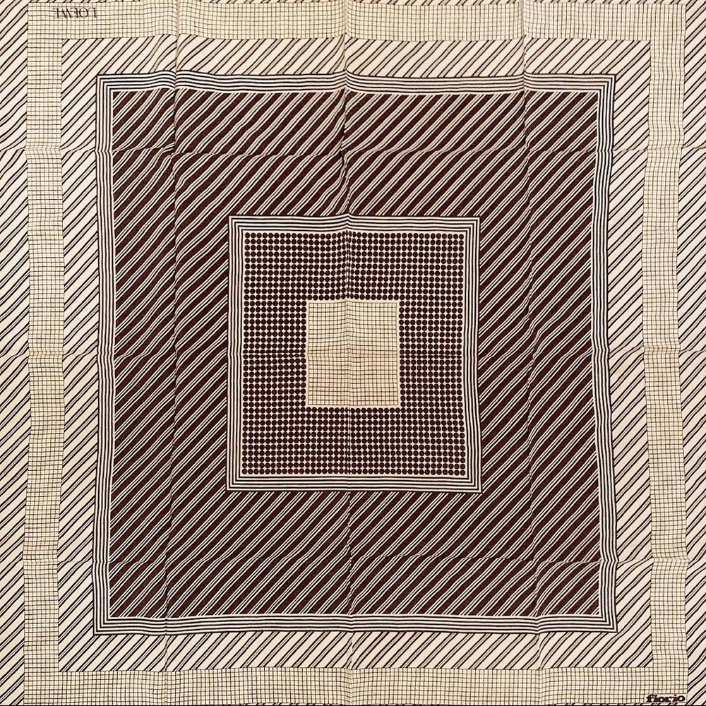 Vintage LOEWE Minimal Silk Scarf